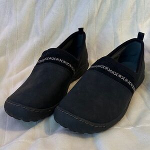 JBU Becca Black Slip-ons, New- size 9.5 wide